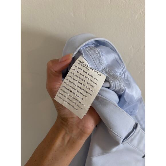 Club Monaco Pants Women's 6 Light Blue Modern Trousers Straight Leg Ankle - Picture 6 of 6